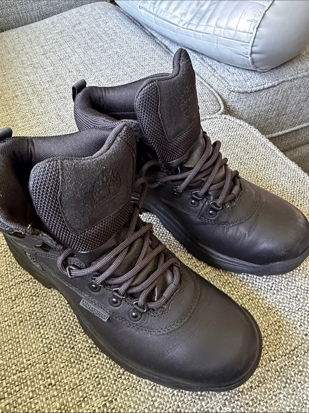 NEW Men's Timberland White Ledge Waterproof Hiking Boot Black Gorpcore Size 8.5